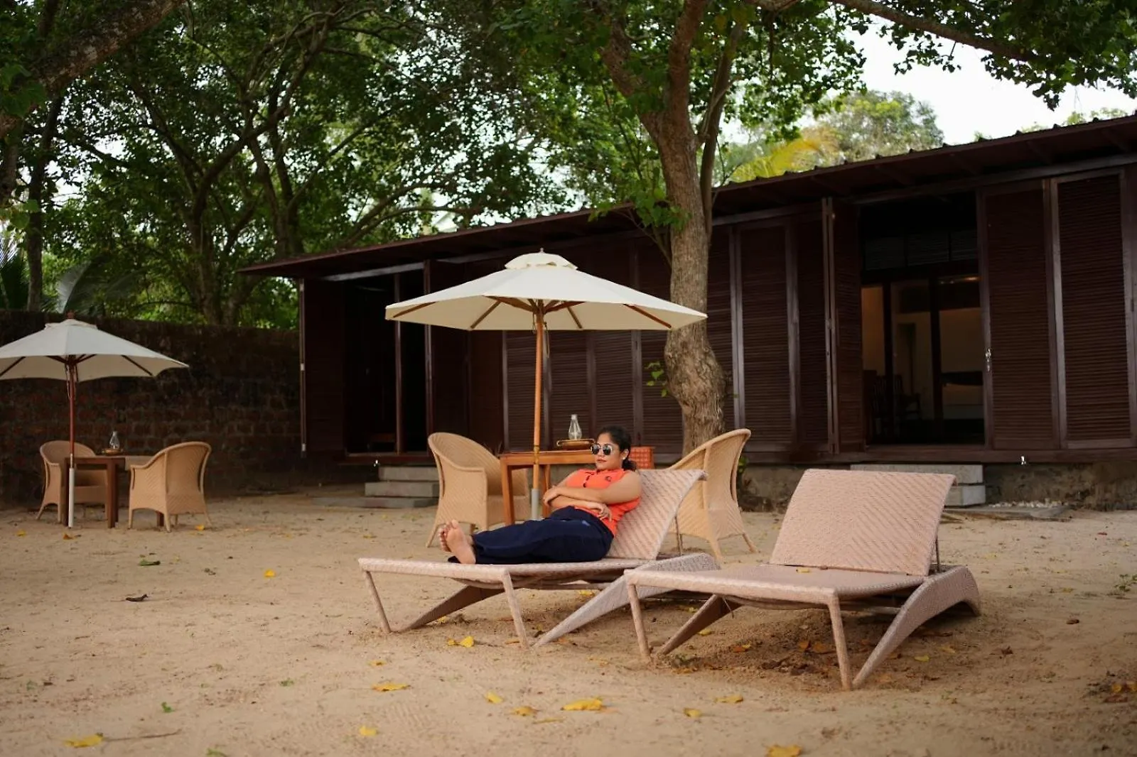 Quarto em Acomodações Particulares Ananda Marari Beach Villa Alappuzha